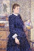 Theo Van Rysselberghe Anna Boch in her Atelier oil painting reproduction